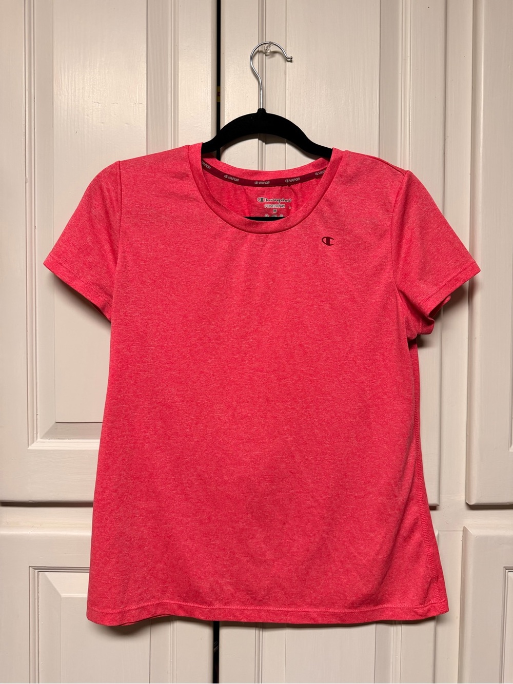 Champion Women's Coral-Pink Short Sleeve Tee